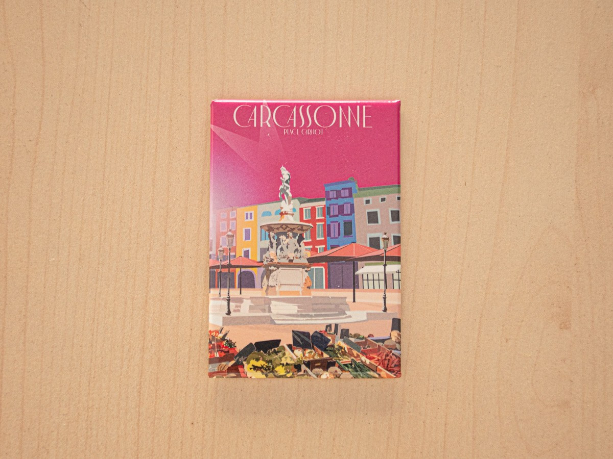 Magnet Bastide Saint-Louis Place Carnot Carcassonne