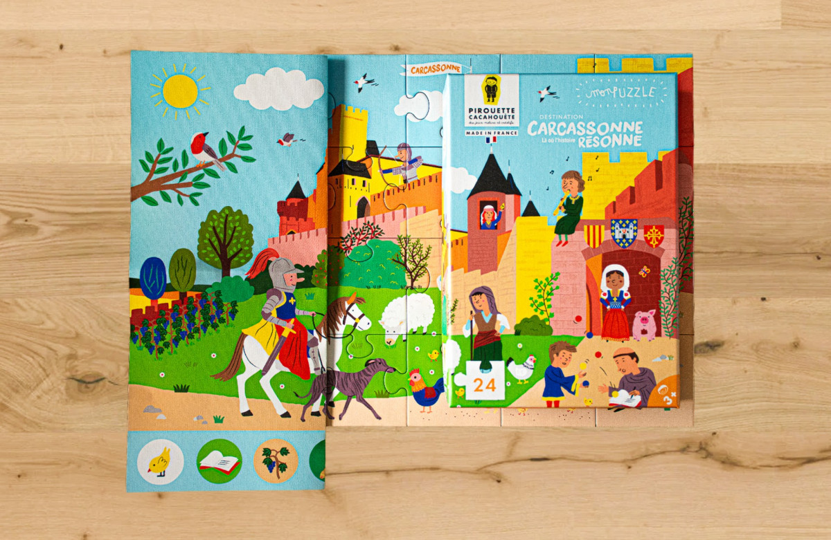 puzzle-enfant-carcassonne - © © Tourisme Carcassonne puzzle-enfant-carcassonne
