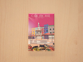 Magnet Bastide Saint-Louis Place Carnot Carcassonne