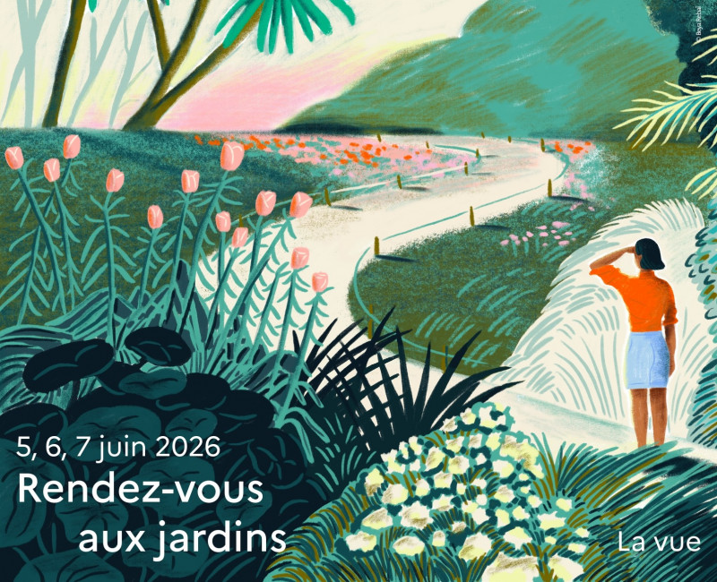 affiche officielle Rendez-vous aux jardins 
