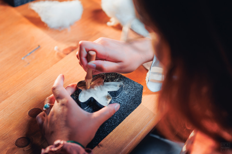 Atelier Feutrage à la Maison de la laine et du drap