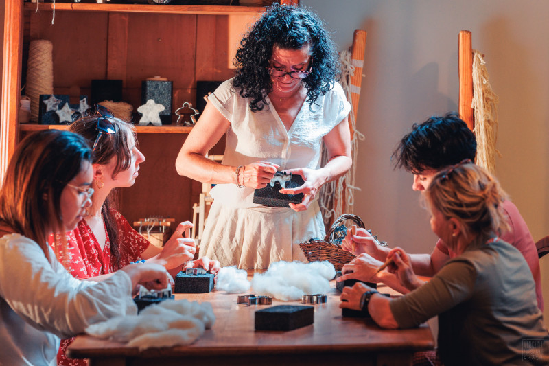 Atelier Feutrage à la Maison de la laine et du drap